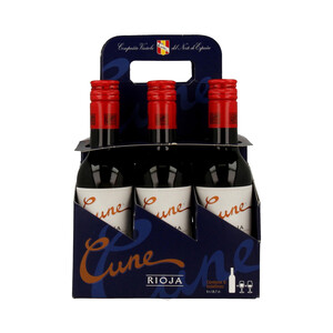 Imagen de CUNE  Vino tinto crianza con D.O. Rioja CUNE 6 x 18.7 cl.