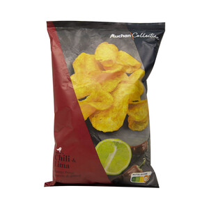 ALCAMPO GOURMET Patatas fritas con sabor a chili y lima ALCAMPO GOURMET 130 g.