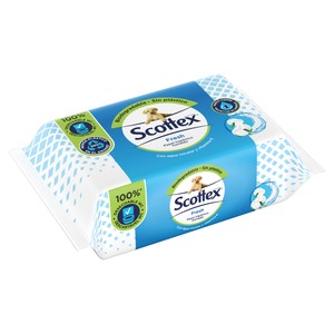 Imagen de SCOTTEX Fresh  Toallitas wc húmedas jumbo pack de 80 uds.