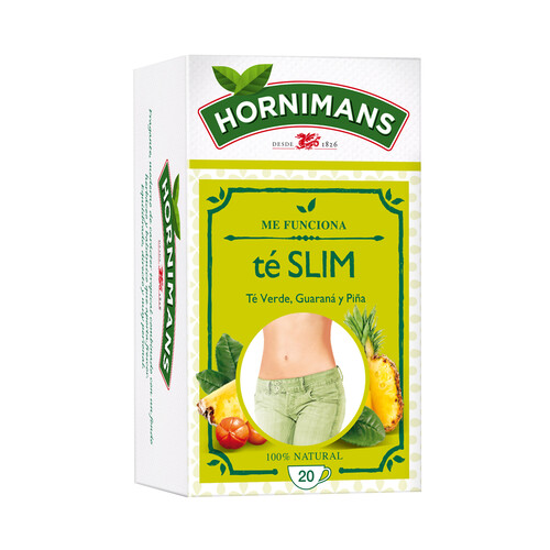 Té silueta (té verde con frutas aromatizadas) HORNIMANS 20 uds.30 g.