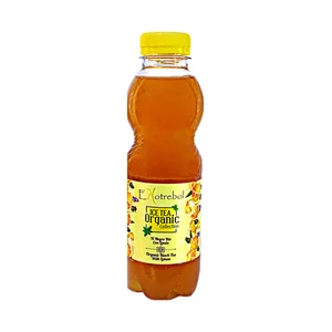EKOTREBOL Té negro con limón ecológico botella de 500 ml.
