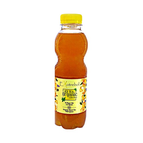 EKOTREBOL Té negro con limón ecológico EKOTREBOL botella de 500 ml.