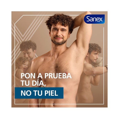 SANEX Men active control Desodorante en spray para hombre anti transpirante hasta 72 horas 200 ml.