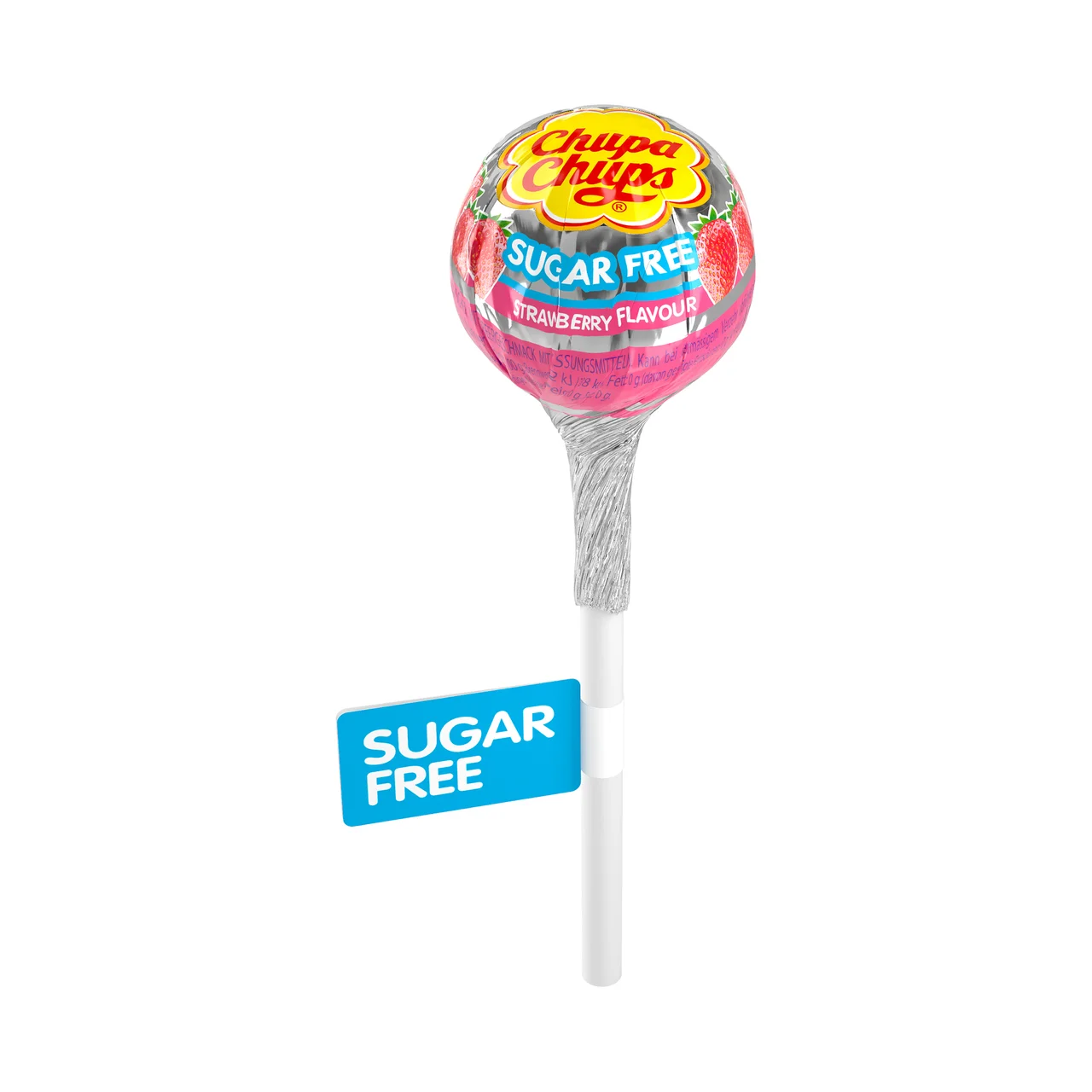 Sugar free Caramelos con palo de papel, de sabores variados y sin azúcar 6 uds.