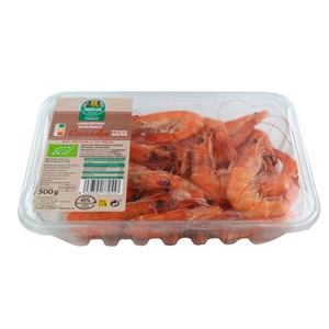 Imagen de ALCAMPO CULTIVAMOS LO BUENO ECOLÓGICO Langostinos cocidos ecológicos 40/50. 500 g.