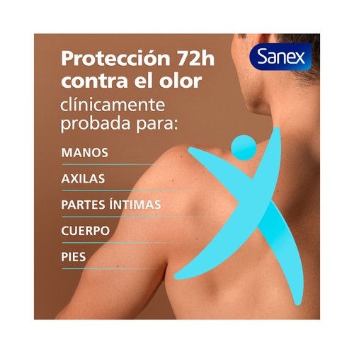 SANEX Total freshness Desodorante en crema unixex para todo el cuerpo (manos, axilas, zonas íntimas ...) 75 ml.