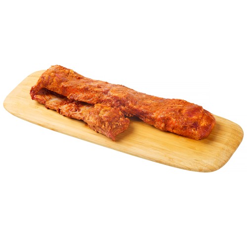 ALCAMPO CULTIVAMOS LO BUENO Tira de costillar de cerdo Ibérico adobada.