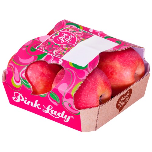Manzanas pink lady, bandeja 750 g.