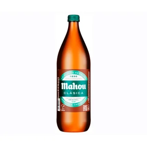 MAHOU CLASICA Cerveza Botella 1 Litro