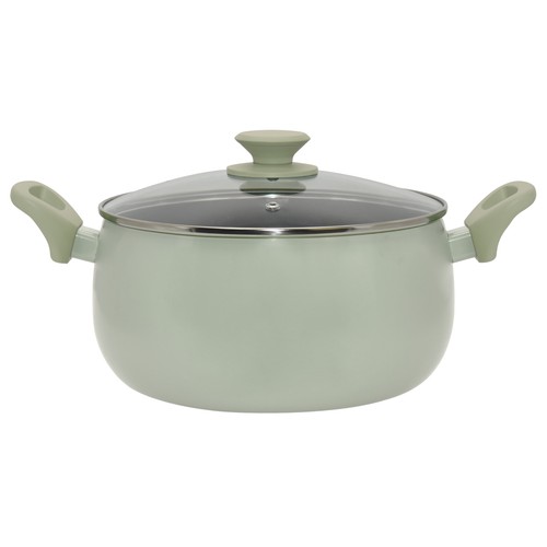 Cacerola aluminio forjado de 24cm, con interior ceramico apto para inducción,ACTUEL