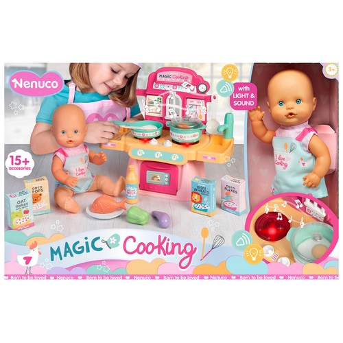 NENUCO Cocinita Mágica, Mini Chef Encantador +3 Años