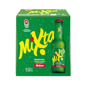MIXTA de Mahou Cerveza con limón pack de 6 uds.de 25 cl.