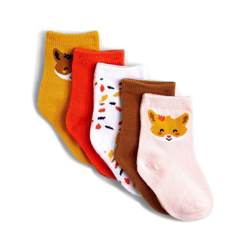 Lote de 5 pares de calcetines para bebé IN EXTENSO, talla 15/17.