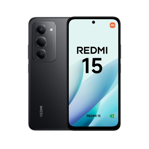 Smartphone XIAOMI Redmi 15, 256GB + 8GB Ram, pantalla Full HD+ 17,52cm (6,9"), MZB0KPLEU..