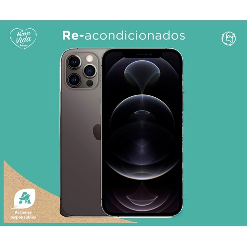 iPhone 12 Pro Reacondicionado grado B, 5G, 128GB, 6GB RAM, pantalla 15,49cm (4,7"), APPLE