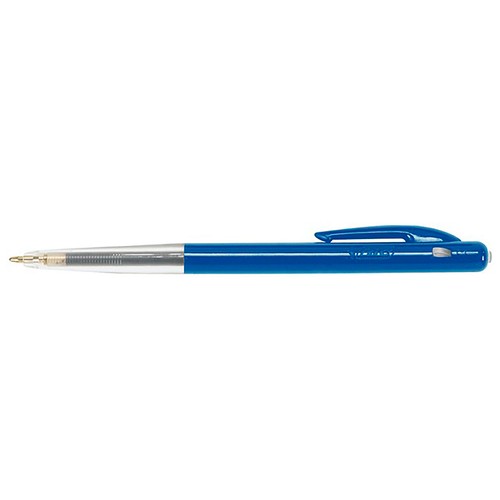 Set bolígrafos 4 unidades, retráctiles, modelo M10 azul. BIC