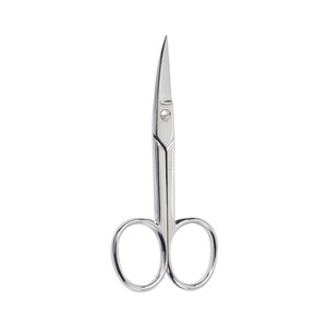 BETER Tijera curva cromada de 9 cm, para el corte de las uñas BETER.