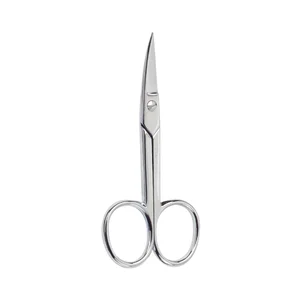 BETER Tijera curva cromada de 9 cm, para el corte de las uñas BETER.