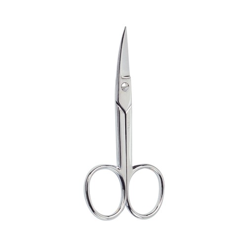 BETER Tijera curva cromada de 9 cm, para el corte de las uñas BETER.