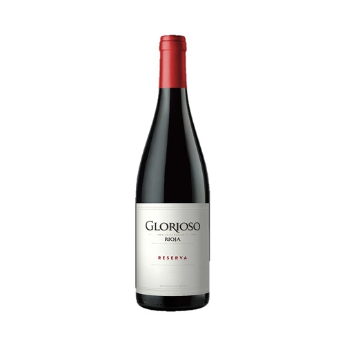 GLORIOSO  Vino tinto reserva con D.O. Ca. Rioja GLORIOSO botella de 75 cl.