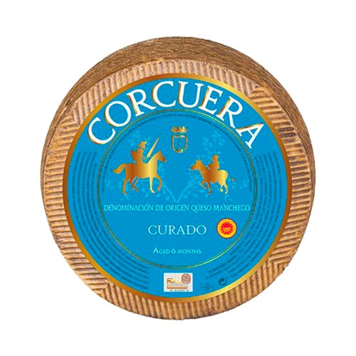 CORCUERA Queso Manchego DOP curado CORCUERA Cuña de 300g.