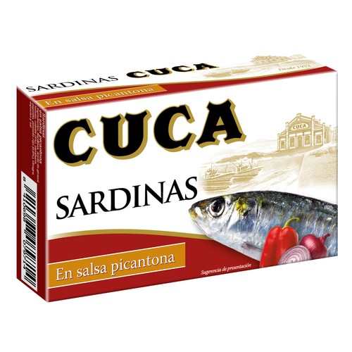 CUCA Sardinas en salsa picantona 85 g.