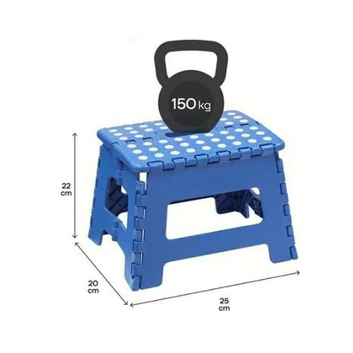 Alzador plegable multiusos, 29x22x22cm, ARREGUI, color azul.