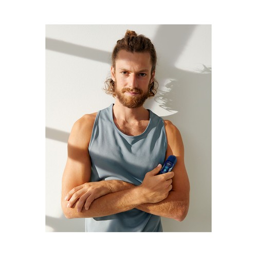 NIVEA Men dry fresh Desodorante roll on para hombre con doble protección hasta 72 horas 50 ml.