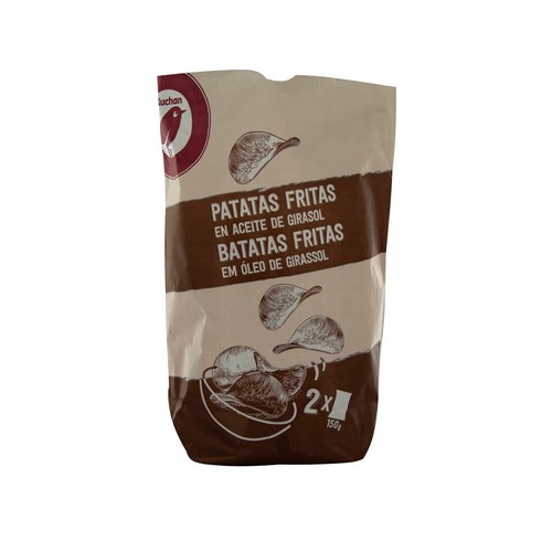 PRODUCTO ALCAMPO Patatas fritas cartucho 2 uds. x 150 g.