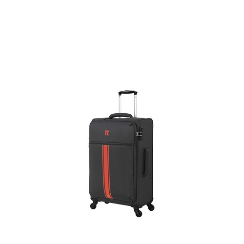 Maleta mediana de color gris soft 67cm 4 ruedas tsa EVA, IT LUGGAGE.