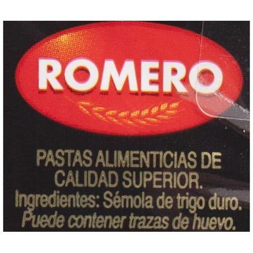 ROMERO Pasta fideos cabellín ROMERO paquete de 500 gramos.
